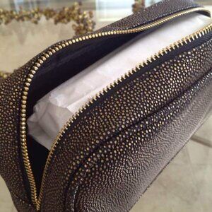 bareMinerals Black & Gold Cosmetics Bag / BRAND NEW
